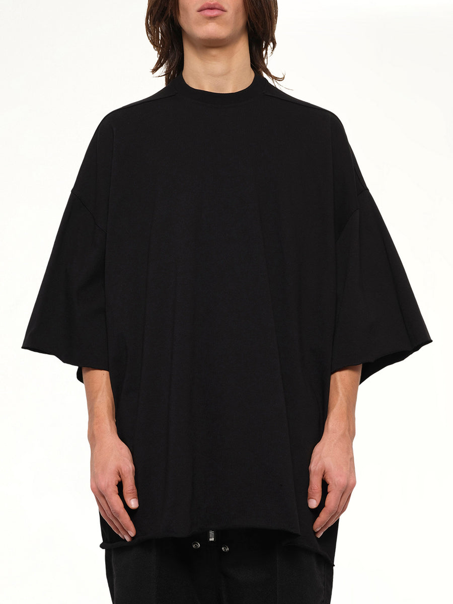 Heavy Jersey Tommy T-Shirt in Black