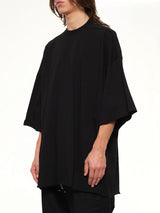 Heavy Jersey Tommy T-Shirt in Black