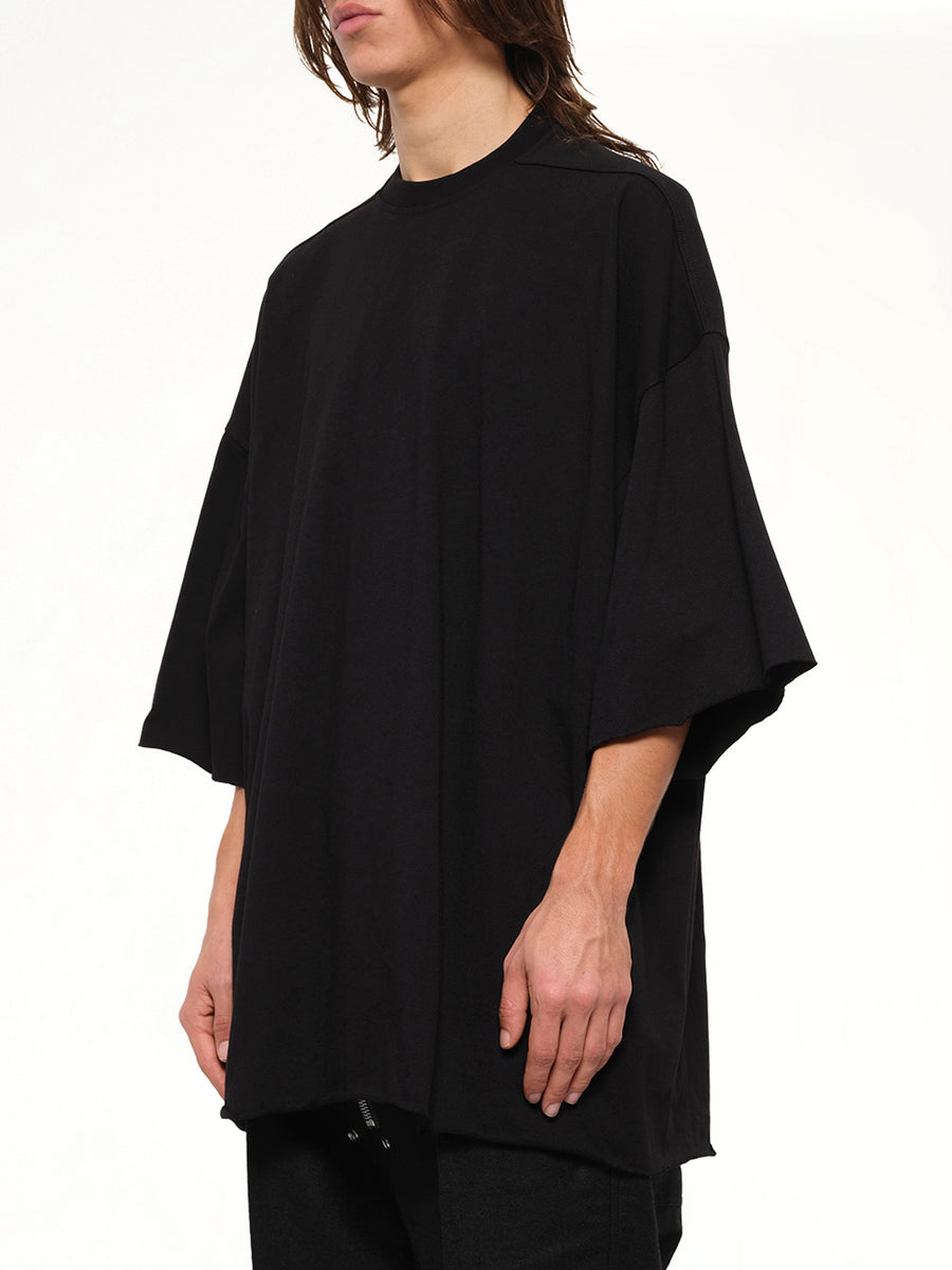 Heavy Jersey Tommy T-Shirt in Black