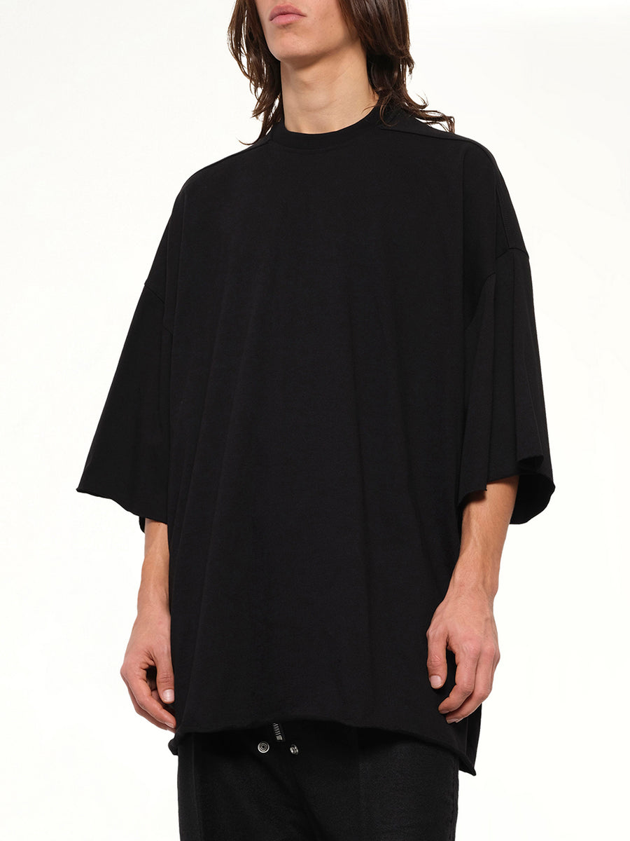Heavy Jersey Tommy T-Shirt in Black