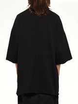 Heavy Jersey Tommy T-Shirt in Black