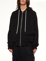 Heavy Jersey  Windbreaker in Black