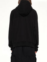 Heavy Jersey  Windbreaker in Black