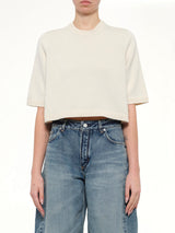Light Cashmere Highneck Jumper in Natural White