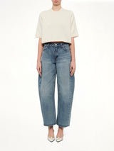 Light Cashmere Highneck Jumper in Natural White