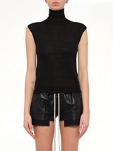 Lightweight Wool SL Turtle in Black