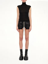 Lightweight Wool SL Turtle in Black