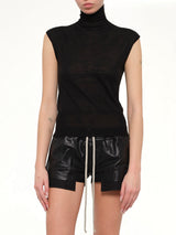Lightweight Wool SL Turtle in Black