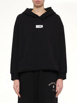 MM6 Patch Hoodie in Black