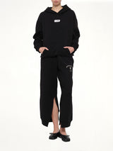 MM6 Patch Hoodie in Black