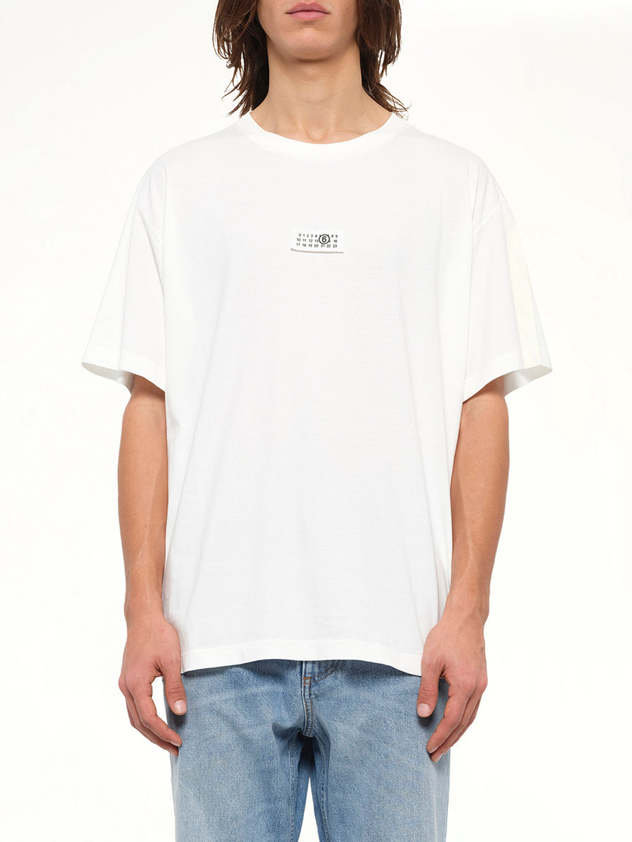 MM6 Patch T-Shirt in Off White
