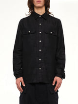 Moleskin Outershirt in Black