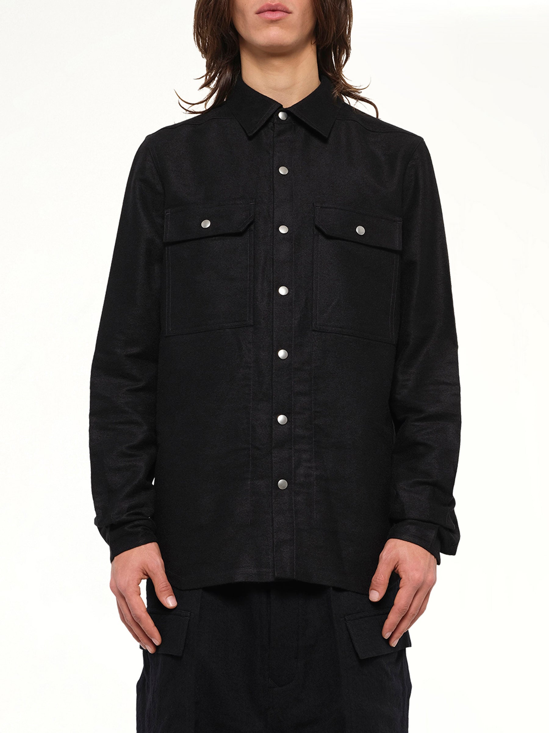 Moleskin Outershirt in Black