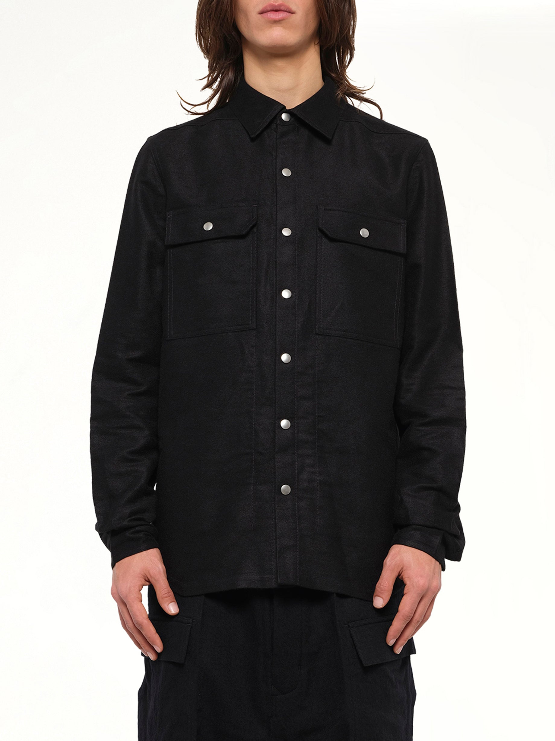 Moleskin Outershirt in Black