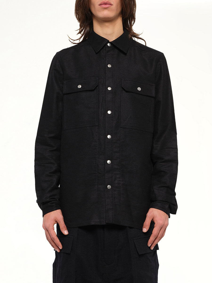 Moleskin Outershirt in Black