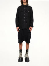 Moleskin Outershirt in Black
