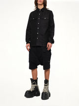 Moleskin Outershirt in Black