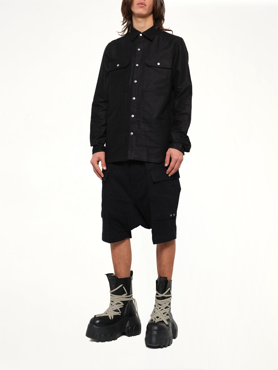 Moleskin Outershirt in Black