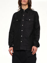 Moleskin Outershirt in Black