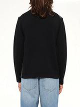 Moved Pattern Gauge 7 Knit in Black/Dark Grey