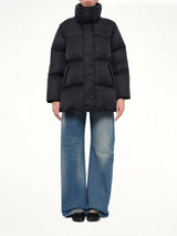 Nylon Puffer in Black