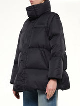 Nylon Puffer in Black