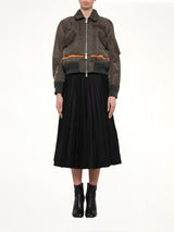 Nylon Twill Blouson in Dark Khaki