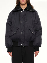 Nylon Utility Jacket in Black