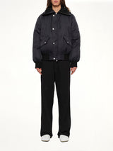 Nylon Utility Jacket in Black