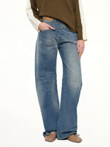 Pants 5 Pockets in Medium Blue