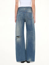 Pants 5 Pockets in Medium Blue