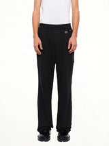 Pleated Sweatpants in Black