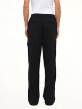 Pleated Sweatpants in Black