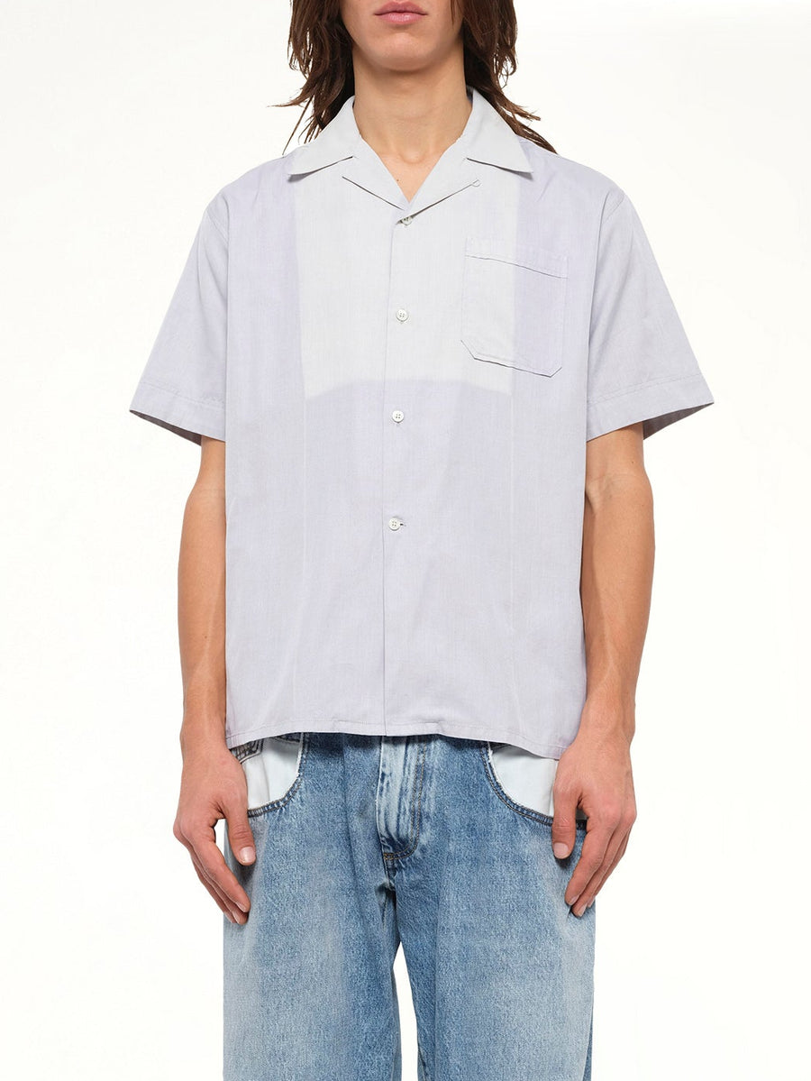 Short Sleeve Shirt in Pearl Grey