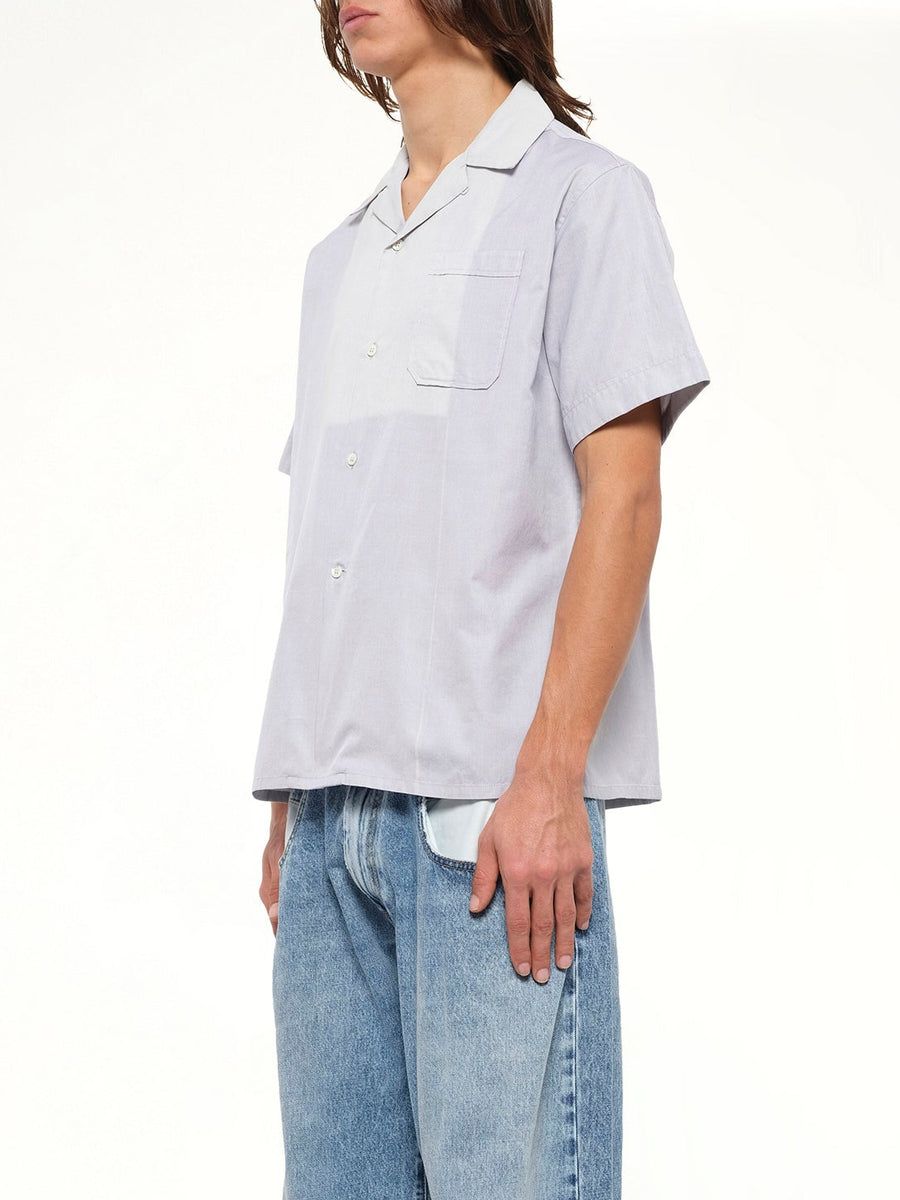 Short Sleeve Shirt in Pearl Grey