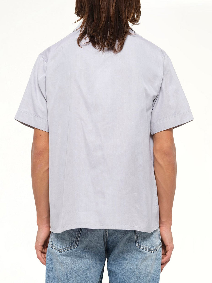 Short Sleeve Shirt in Pearl Grey