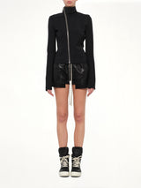 Stretch Wool Gary Jacket in Black