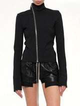 Stretch Wool Gary Jacket in Black