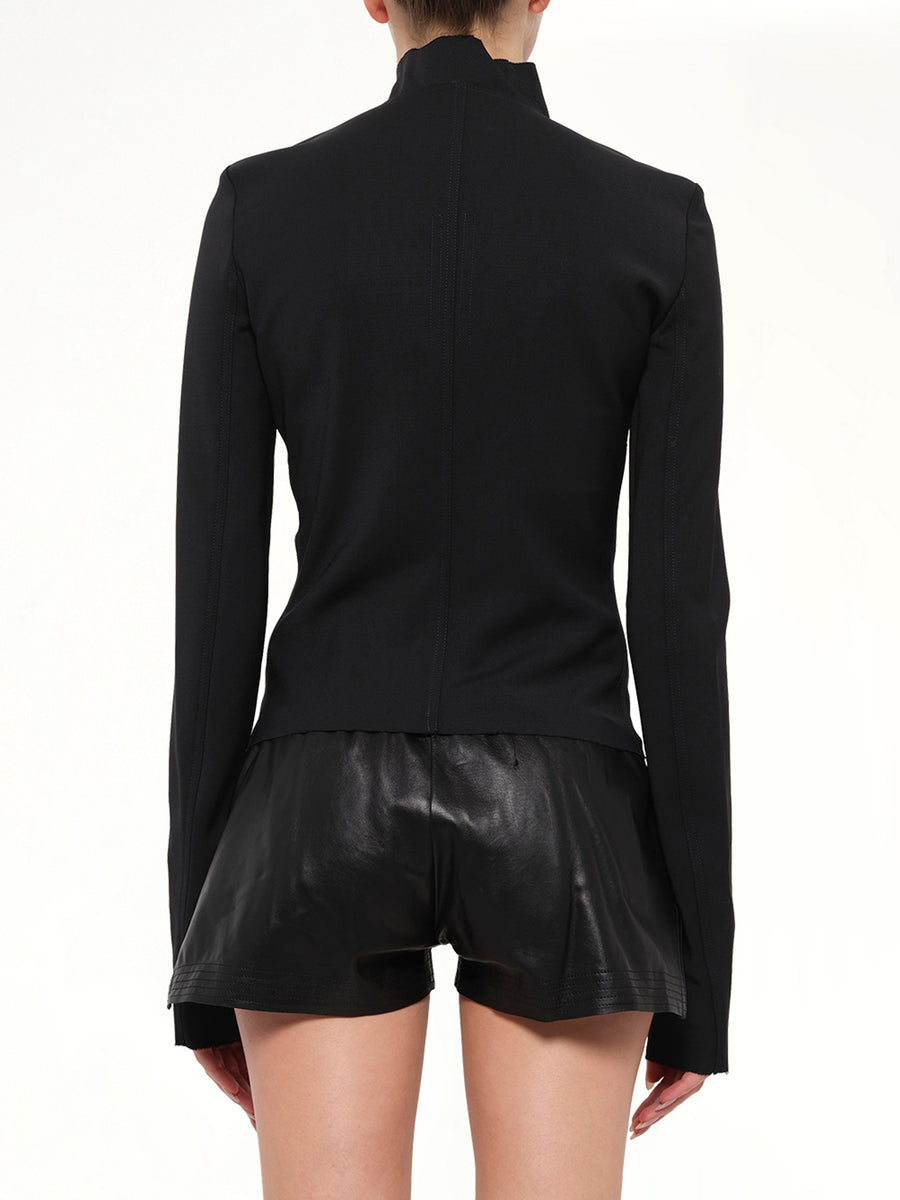 Stretch Wool Gary Jacket in Black