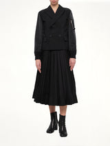 Suiting x Nylon Twill Jacket in Black