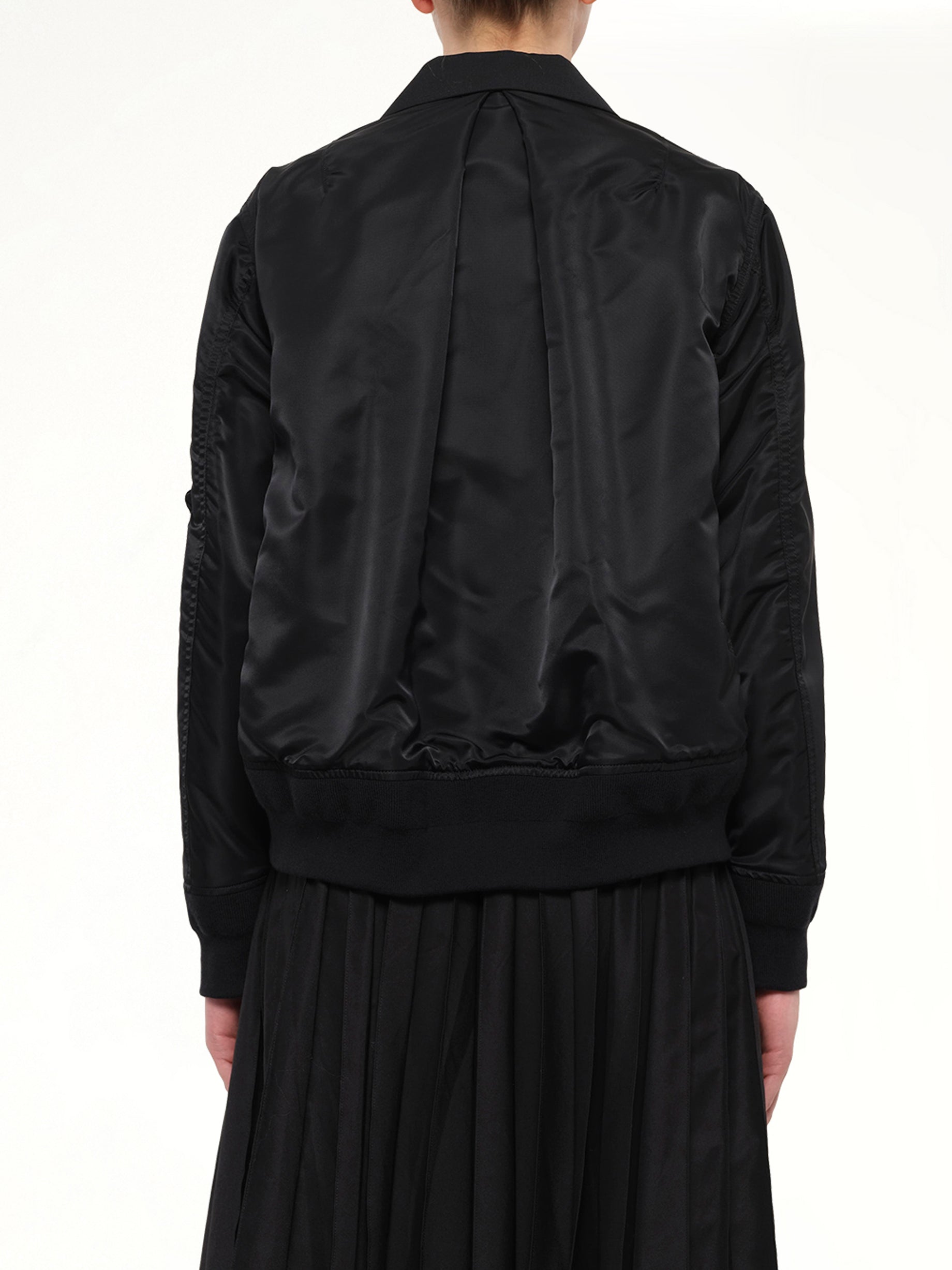 Suiting x Nylon Twill Jacket in Black