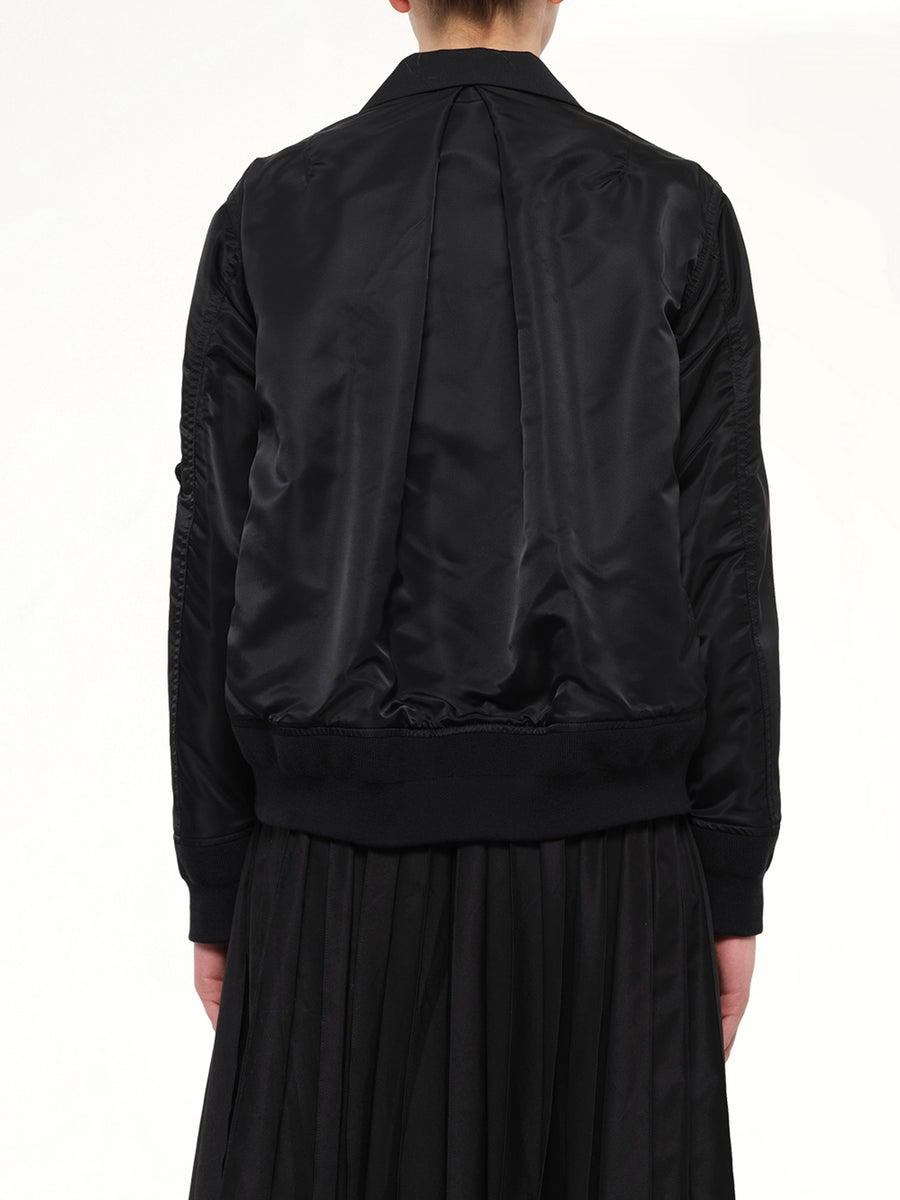 Suiting x Nylon Twill Jacket in Black