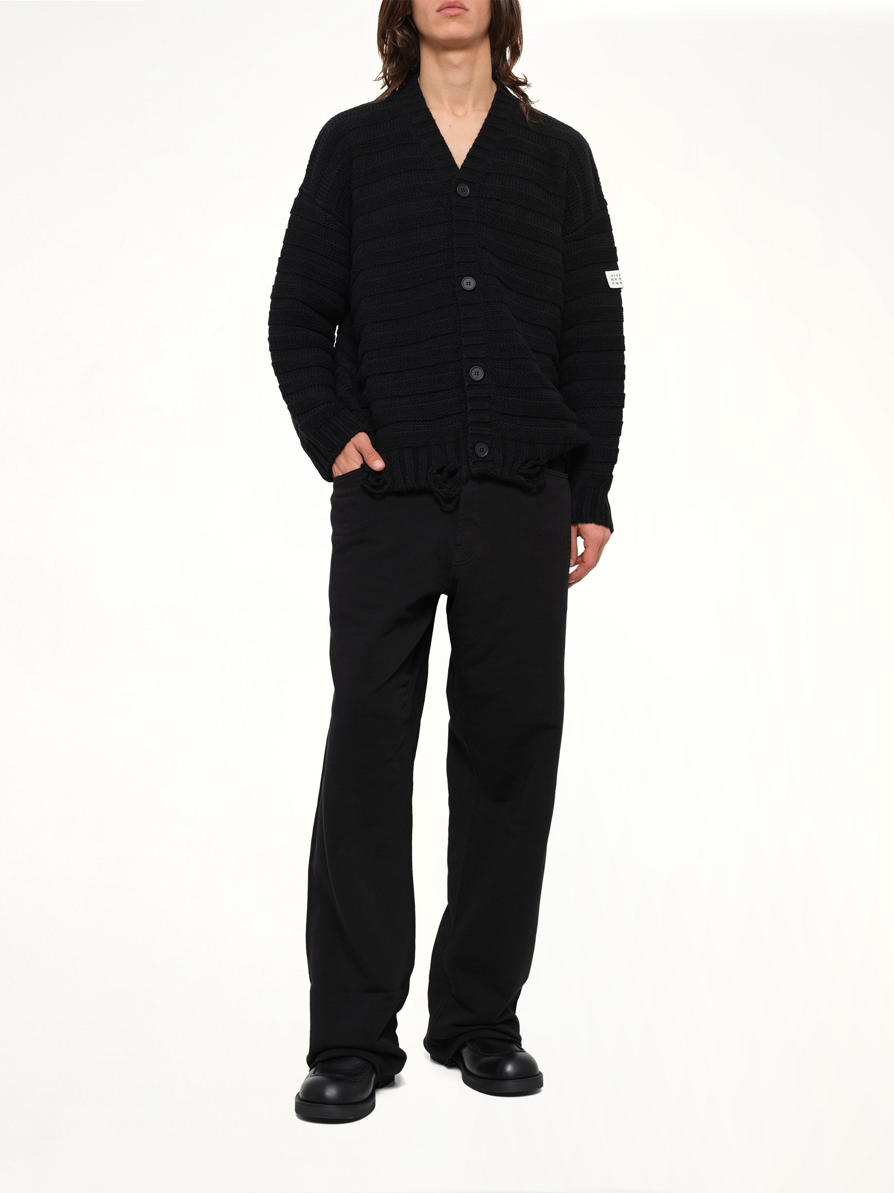 Sweat 5 Pocket Pants in Black