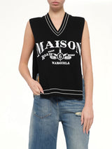 Varsity Stole in Black