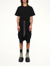 Warm Flannel Cargo Pods in Black