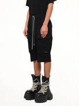Warm Flannel Cargo Pods in Black