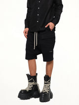 Warm Flannel Cargo Pods in Black