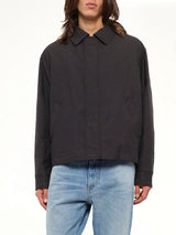 Wool Shirting Jacket in Anthracite