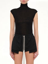 Woven Wool FOG Boxers in Black