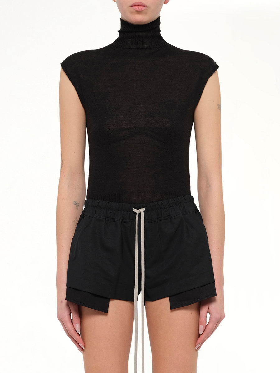 Woven Wool FOG Boxers in Black